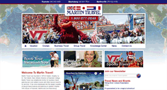 Desktop Screenshot of martintravel.com